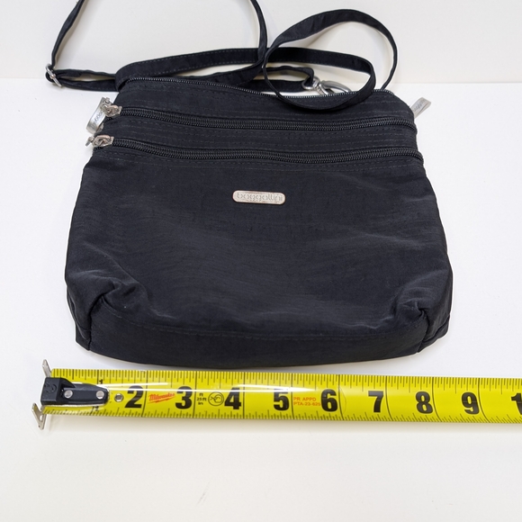 Baggallini Black Crossbody Bag - Lightweight Everyday Shoulder Purse - Picture 9 of 10
